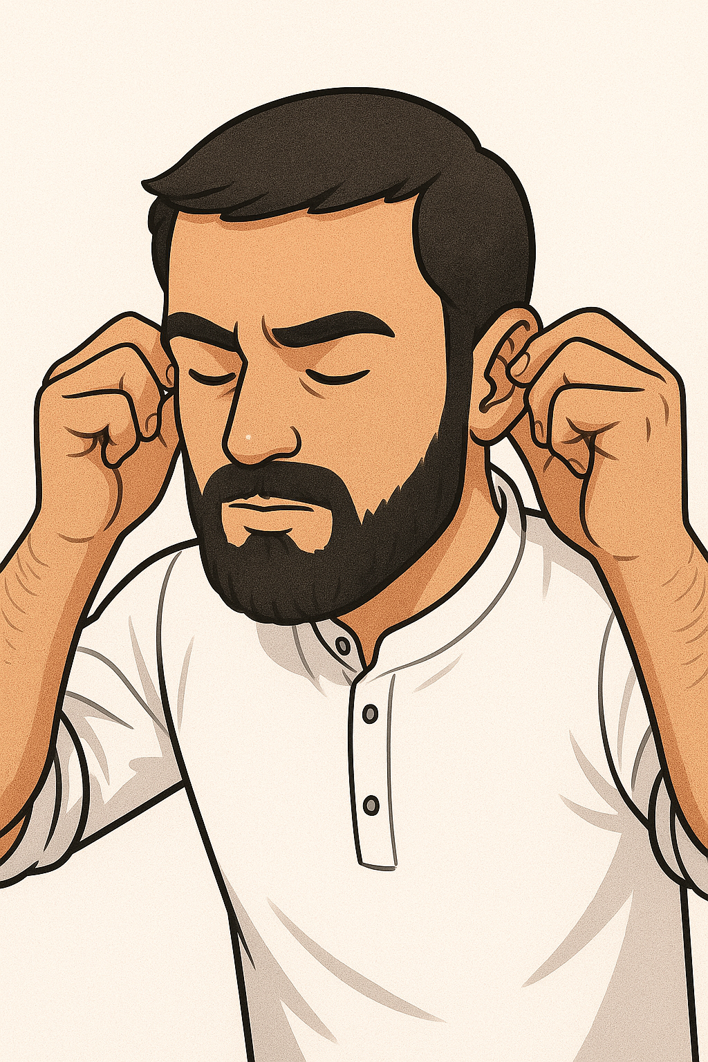 Step 8: Wipe the ears