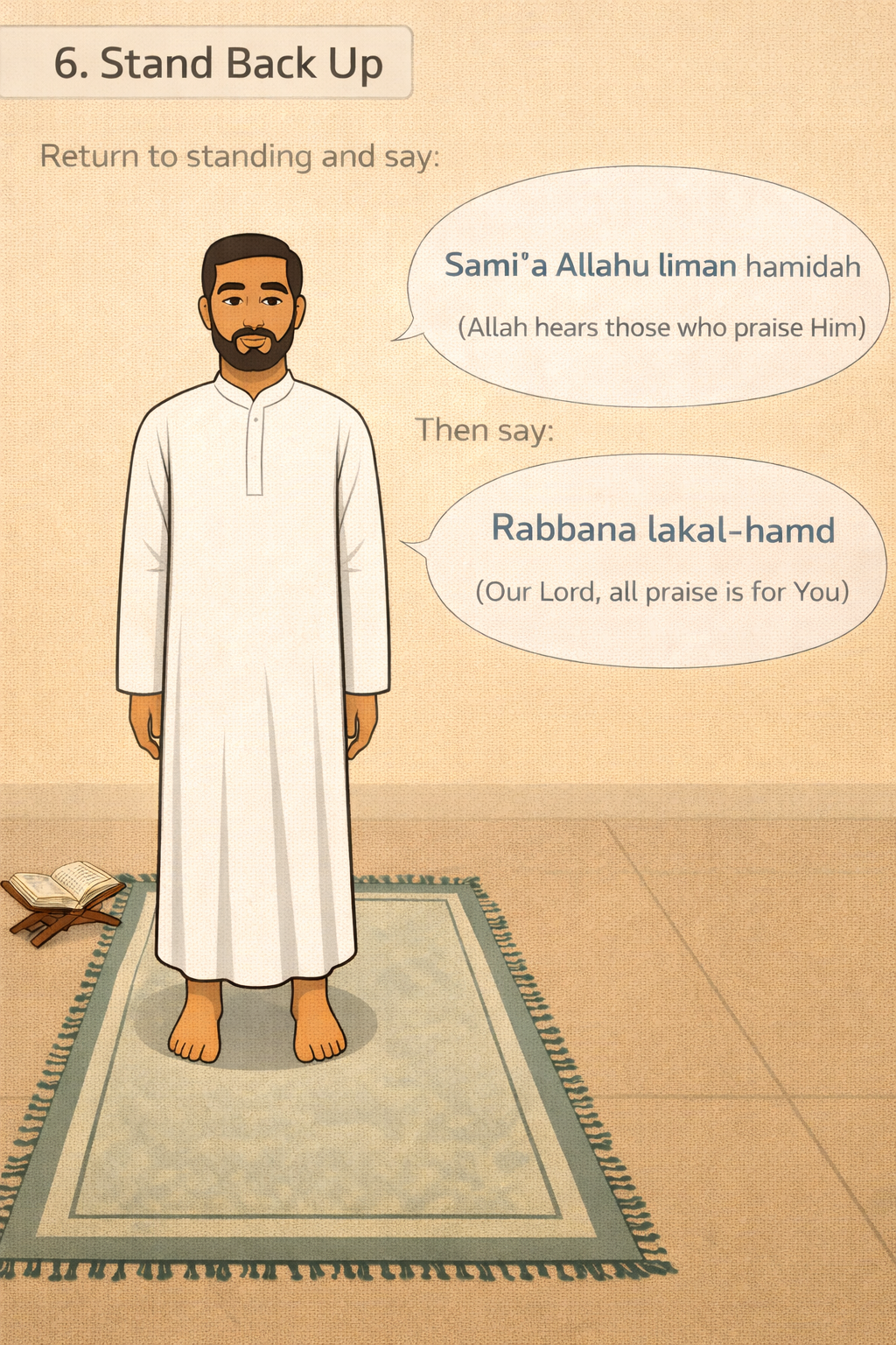 Step 6: Return to Standing