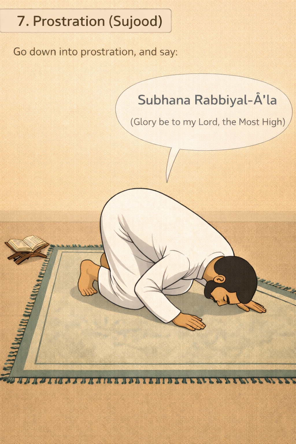Step 7: Prostration